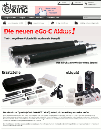 E-Zigaretten bei Esmokeking